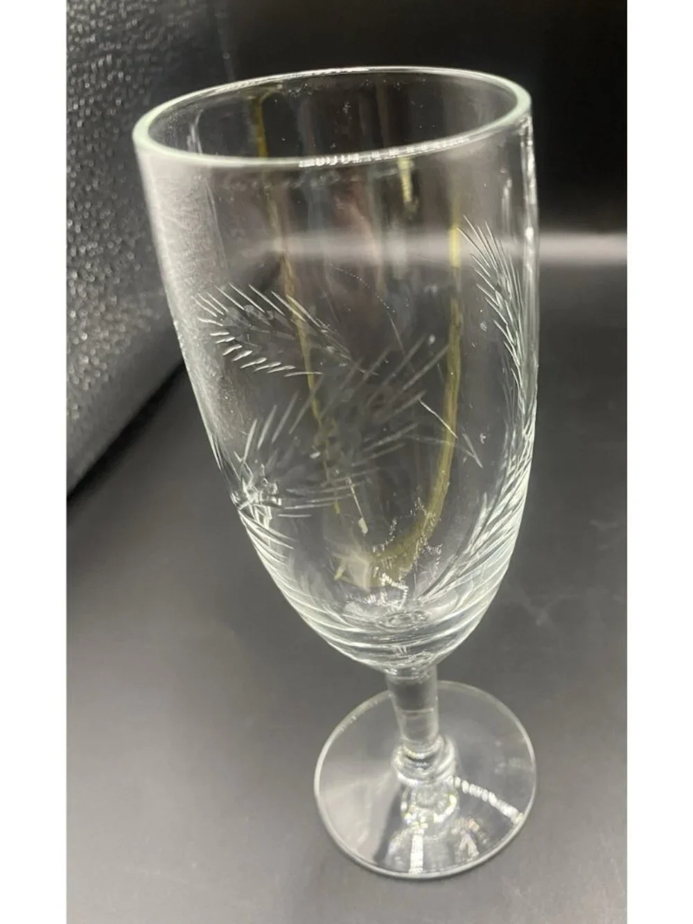 Vintage Wheat Whiskey Sour Juice Glasses Set Of 5 MCM Blown Glass Barware